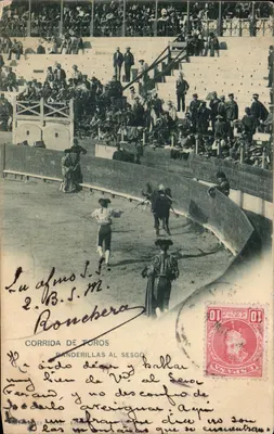Corrida de touros — Panderillas ao desvio — editor WALTER BENET, Madrid