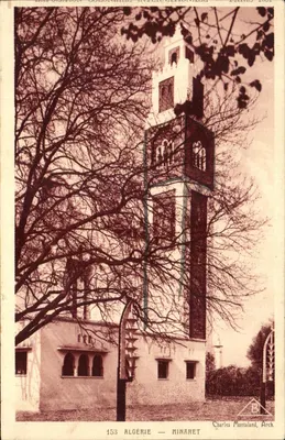 Argélia — Minarete — Exposição Colonial Internacional — Paris 1901 — Charles Montaland, Arq.
