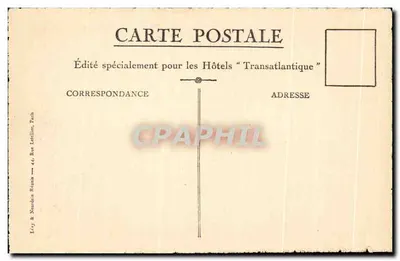 Tlemcen — A Cascata de Négrier — LL — Verso