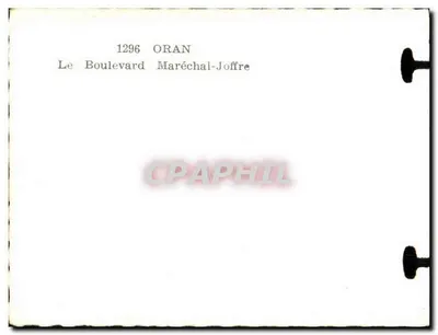 Oran — Wzgórze Marszałka Joffre — 1296 — Rewers