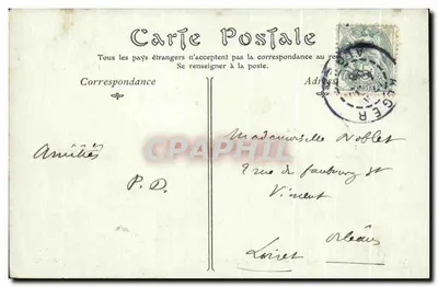 ALGER — Wejście do portu w dzień burzy — ND Phot, n°91 — Rewers