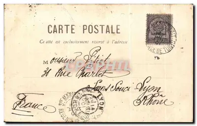Niñas junto al Río — Sainte-Marie-du-Notre-Dame — P. & L. Costa en Túnez, n°49 — Reverso