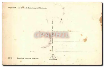 São Sebastião — estátua da capela do Mantegna — edição Grafia d’Oro, Roma — Verso