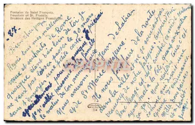 Milão - Fontana de S. Francisco (G. Castiglioni) — Verso