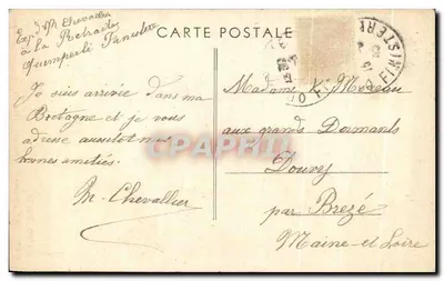 Quimperlé (Finistère) — Retraite Sacré-Cœur — Ogólny widok — Fotografia Galle — Rewers
