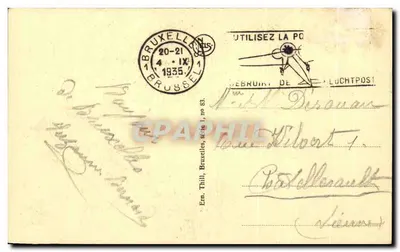 Église de Laeken — Bruxelles-Laeken — éditeur L'Éditeur de Bruxelles, n° 83 — Verso
