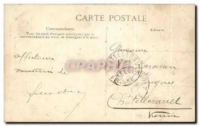Cambrai — Het Graf van Kardinaal Fénélon binnen de Kathedraal — Uitgever ELP, n°70 — Achterkant