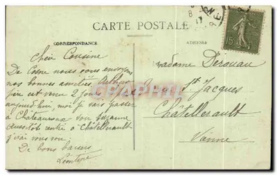 Cosne-sur-Loire — Brzegi Loiry — Aux Arts Modernes, Cosne (Nièvre) — Rewers