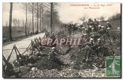 Coulommiers — 76. Infanterieregiment bei Manövern