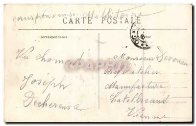 Chaumont — O Viaduto e o Ponte de Saint-Roch — Edição A. Poultoy — Verso