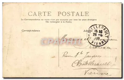 Calais — Monument des six Bourgeois de Calais — éditeur : LOTIE & LOTIE — Rewers