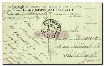 Château-Thierry (Aisne) — Stare Klasztorne — Wydawca J. D. L. n°28 — Rewers
