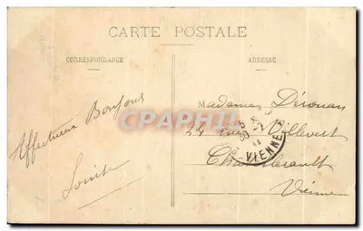 Chatillon (Indre) - Portal da Igreja — G. Fauchou, foto, Chion — Verso
