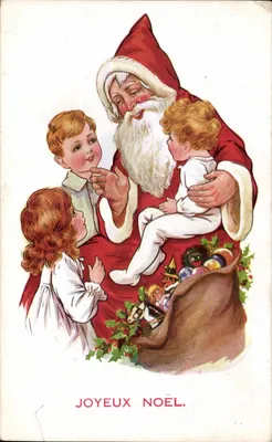 Pai Natal com três crianças — G.A. & Co. Ltd. — Série No 207