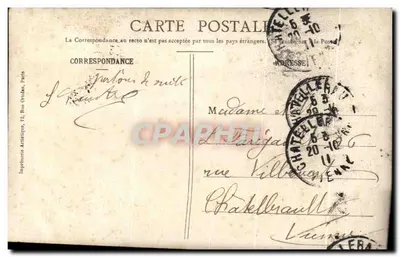 Cinq-Mars-la-Pile (Il.-et-L.) — Wieże Zamku (XVe wiek) — wydawca Chollet — Rewers