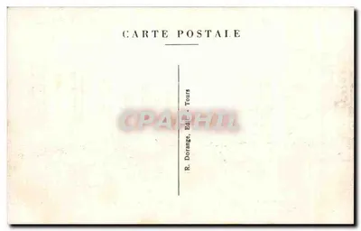 Champigny-sur-Veude — O Castelo (Lado Norte) — R. Dorange, Tours — Verso