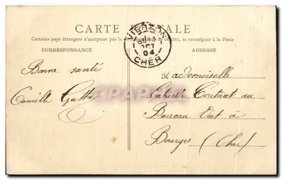 Vierzon-Forges — La Pointerie — B.F. Paryż n°63 — Rewers