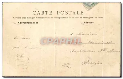 Vierzon — Plac — wydawca B. F., Paryż, nr 80 — Rewers