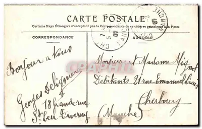 Floresta de St-Leu (S.-&-O.) — O Ponte do Diabo — Ed. G. Morin, St-Leu — Verso
