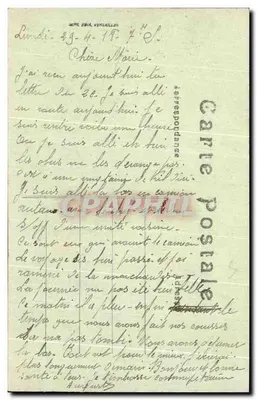 Ponte Santa Maxência (Oise) - Rue de Senlis — editor Vandenhove, bilinéaire — Verso