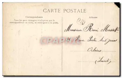 Chécy — Castelo da Bretauche — J. Loddé, editor, Orléans — Verso