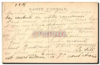 Le Val-d'Ajol (Vosges) — Widok z Terrasses de la Feuillée-Dorothée Hotel — n°105 — Rewers