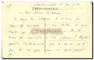 Contrexéville — Kaplica rosyjska — Wydawnictwo Pani Guedon — Rewers