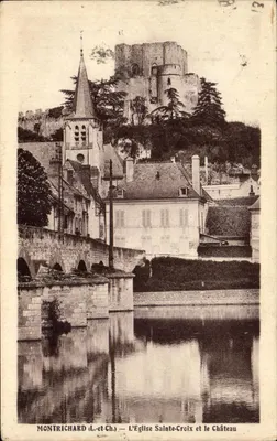 Montrichard (Loire-et-Choiseul) — A Igreja de Santa Cruz e o Castelo