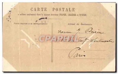 Bordeaux 2. Plac Komedii i Pomnik Girondyn — wydawca nie widoczny — Rewers