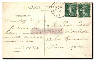 Corbie - Jogo de Battoir - Bazar Corbéen - Coleção E. D. — Verso