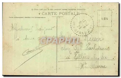 Toul Pittoresque — De Kerk — Gerdolle en Briquet, uitgevers, Teul — Achterkant