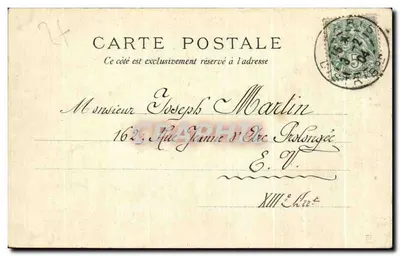 Fontainebleau — Galeria Henri II — editor P. D. L. C. — Verso