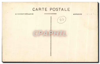 Fontainebleau — Monumento Carnot — editor Badet, n°8 — Verso