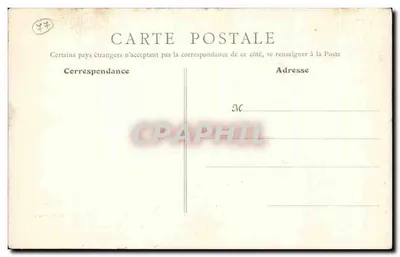 Palazzo di Fontainebleau — Salone delle Dame d'onore — B. F., Parigi, n° 133 — Verso