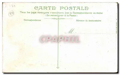 Fontainebleau. O Pavilhão Henri IV e o Parque — n°16 — editor L.V. — Verso
