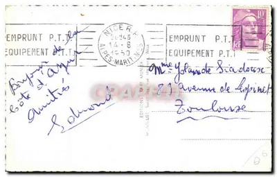 Nice — Hotele Promenady — Munier, nr 342 — Rewers