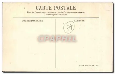 Fontainebleau — O Castelo — A Fonte de Diana — LL. — Verso