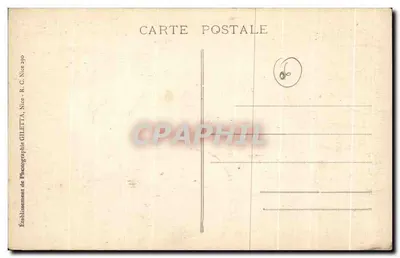 Côte d'Azur z lotu samolotu, Corniche z Nice do Menton — J. Giletta, Fot. — Rewers