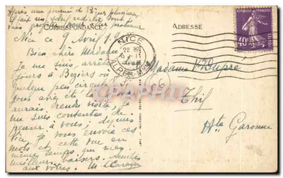 NICE - Algemene uitzicht genomen vanaf het Kasteel — LL Selecta, n° 174 — Achterkant
