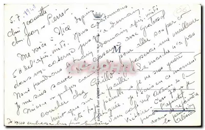 Nizza — De Ponchettes, het Kasteel en de Mont-Boron — Munier, n°5 — Achterkant