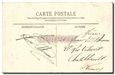 SAINT-DENIS — Panorama tomado desde el Boulevard Carnot — LL. — Reverso