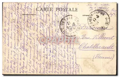 Saint-Brevin-l'Océan (Loire-Inf.) — Rochers de la Plage — Sammlung F. Chapeau, Nantes — Rückseite