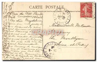 Lavatório em Dol-de-Bretagne — Costa da Esmeralda, estrada de St-Malo — editor HLM, n° 1295 — Verso