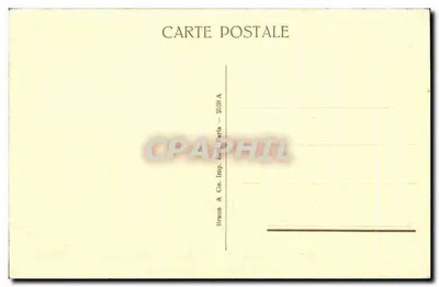 Castello di Versailles — Le Scale di Marmo — Braun & Cie, Parigi, n° 2638 A — Verso