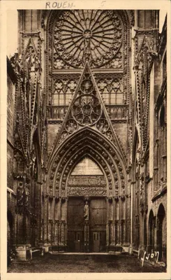Rouen — Catedral — Cour dos Livreiros — Edições Coté Heudin