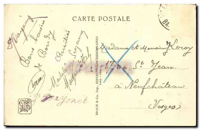 Stara pocztówka Ogród Kongo Belgijskiego Pавilon Transportów Wydarzenie Kolonialne Międzynarodowe Paryż 1931 — Rewers