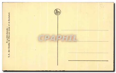 Grottes de Han — La Sala de las Armas ; reaparición de la Lesse — editor Neils — Reverso