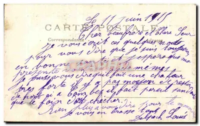 Ramscapelle — Katedra bombardowana podczas Wielkiej Wojny 1914 — Fot. Express — Rewers