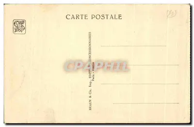 Section Tunisienne — Vue sur la Place Publique — Le Café Maure — Exposition Coloniale Internationale, Paris 1931 — Verso