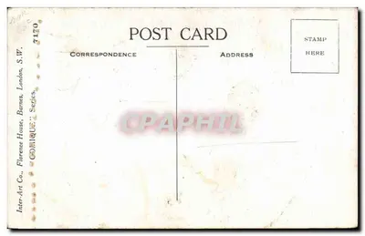 Tarjeta postal antigua Humor Bebido Alcohol — Reverso
